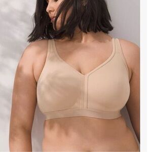 Soma Embraceable Full Coverage Wireless Unlined Bra 42D Nude